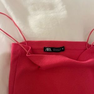 Zara pink tube dress